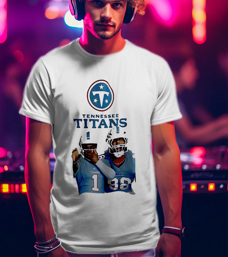 Tennessee Titans Step Brothers Kyler Murray Jeffery Simmons T-Shirt