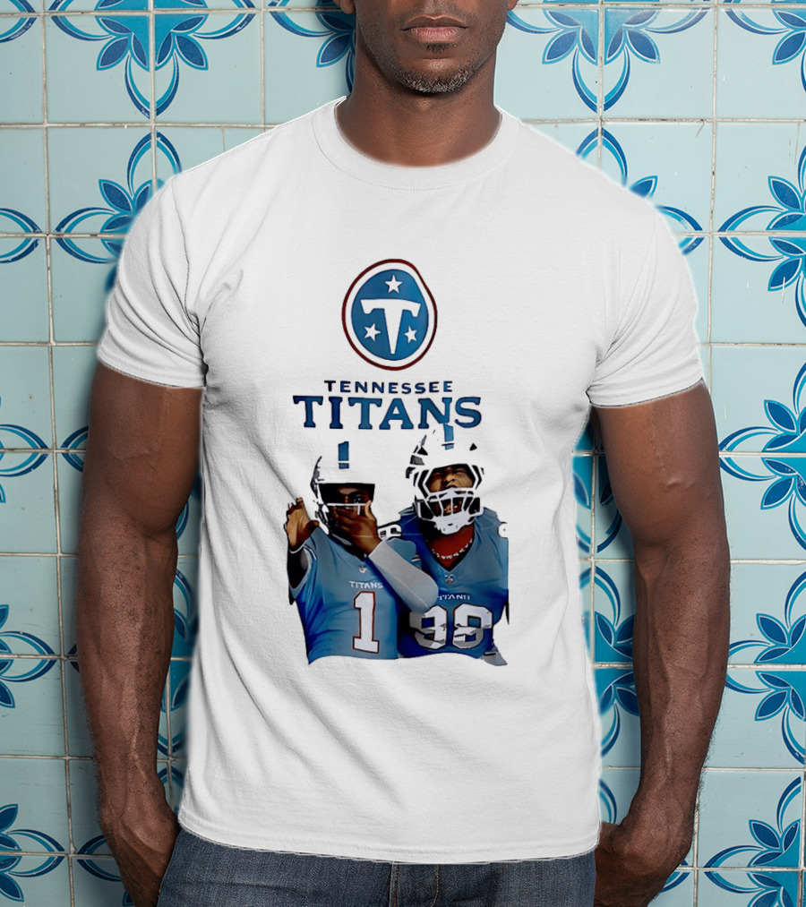 Tennessee Titans Step Brothers Kyler Murray Jeffery Simmons T-Shirt