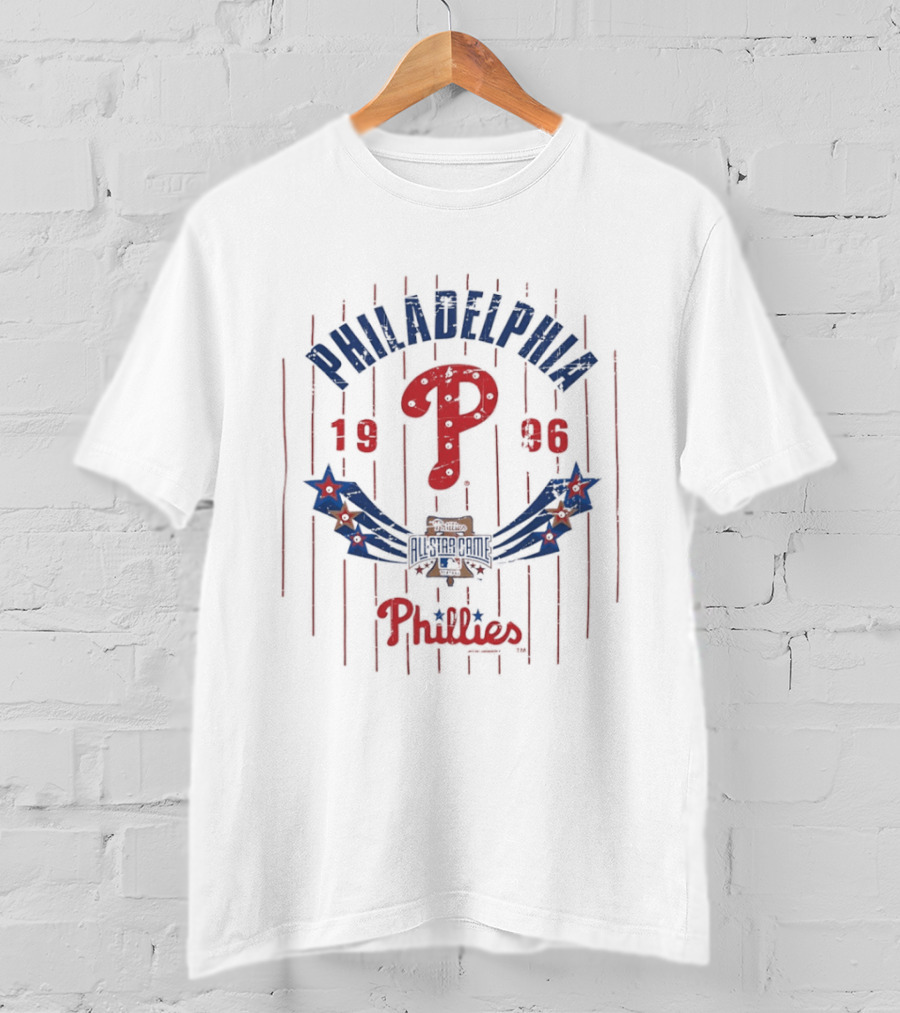 Philadelphia Phillies 1996 All Star Game Phillies Baseball T-Shirt
