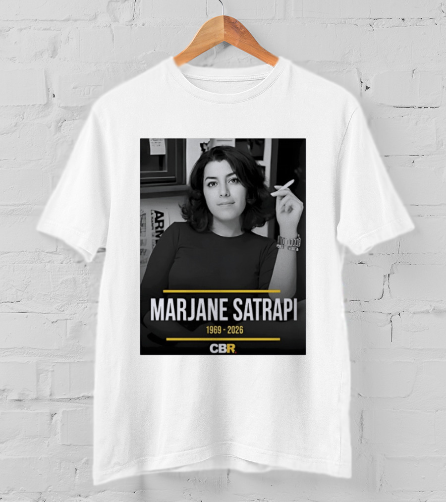 Marjane Satrapi 1969 2026 CBR Memorial T-Shirt
