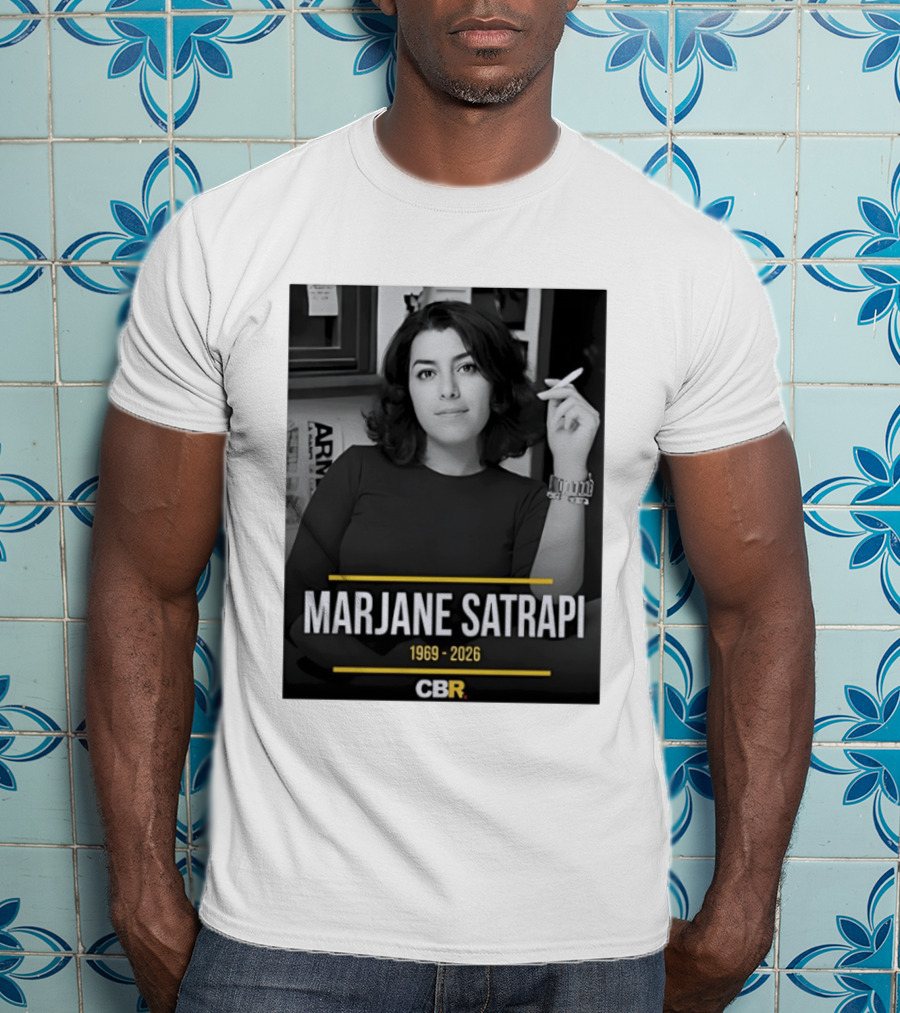 Marjane Satrapi 1969 2026 CBR Memorial T-Shirt