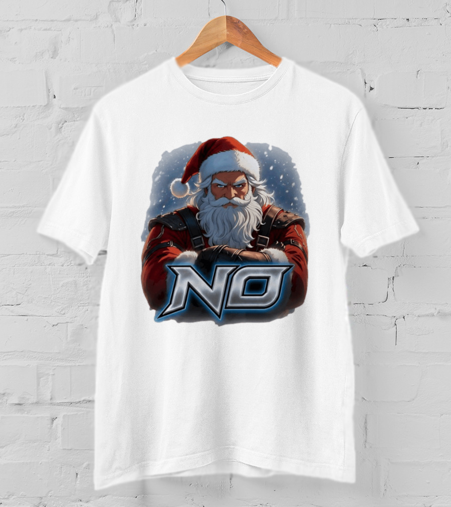 Santa Claus No Christmas Holiday Seasonal T-Shirt