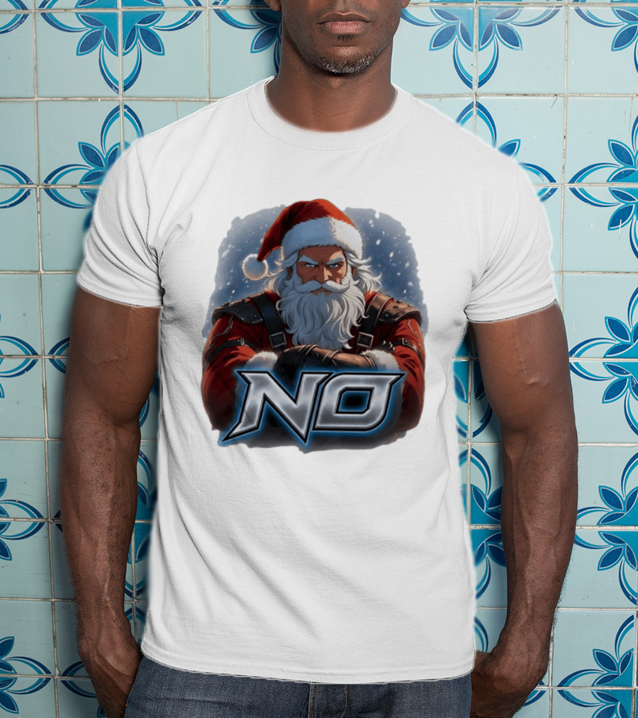 Santa Claus No Christmas Holiday Seasonal T-Shirt