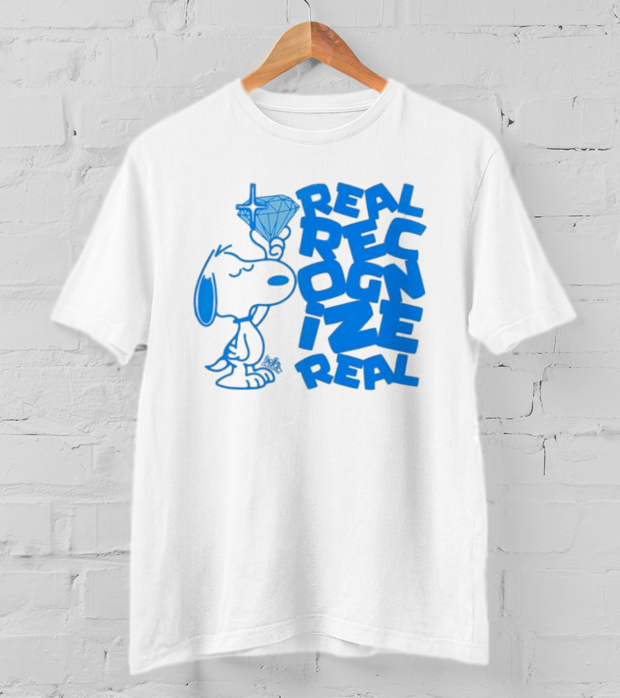 Snoopy Peanuts Real Recognize Real Diamond T-Shirt