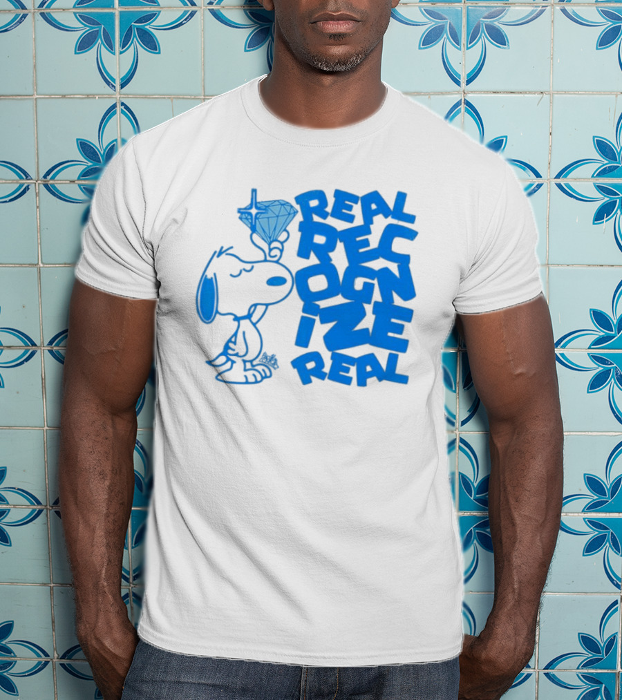 Snoopy Peanuts Real Recognize Real Diamond T-Shirt