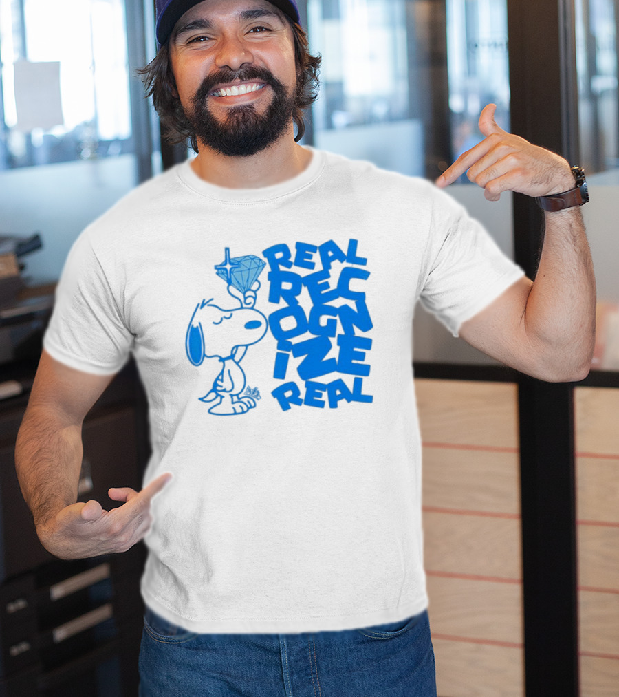 Snoopy Peanuts Real Recognize Real Diamond T-Shirt