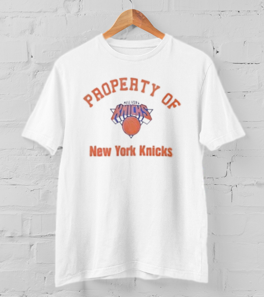 Property Of New York Knicks NBA Team Knicks Basketball T-Shirt