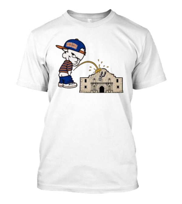 New York Knicks Pissing On San Antonio Spurs The Alamo NBA Rivalry T-Shirt