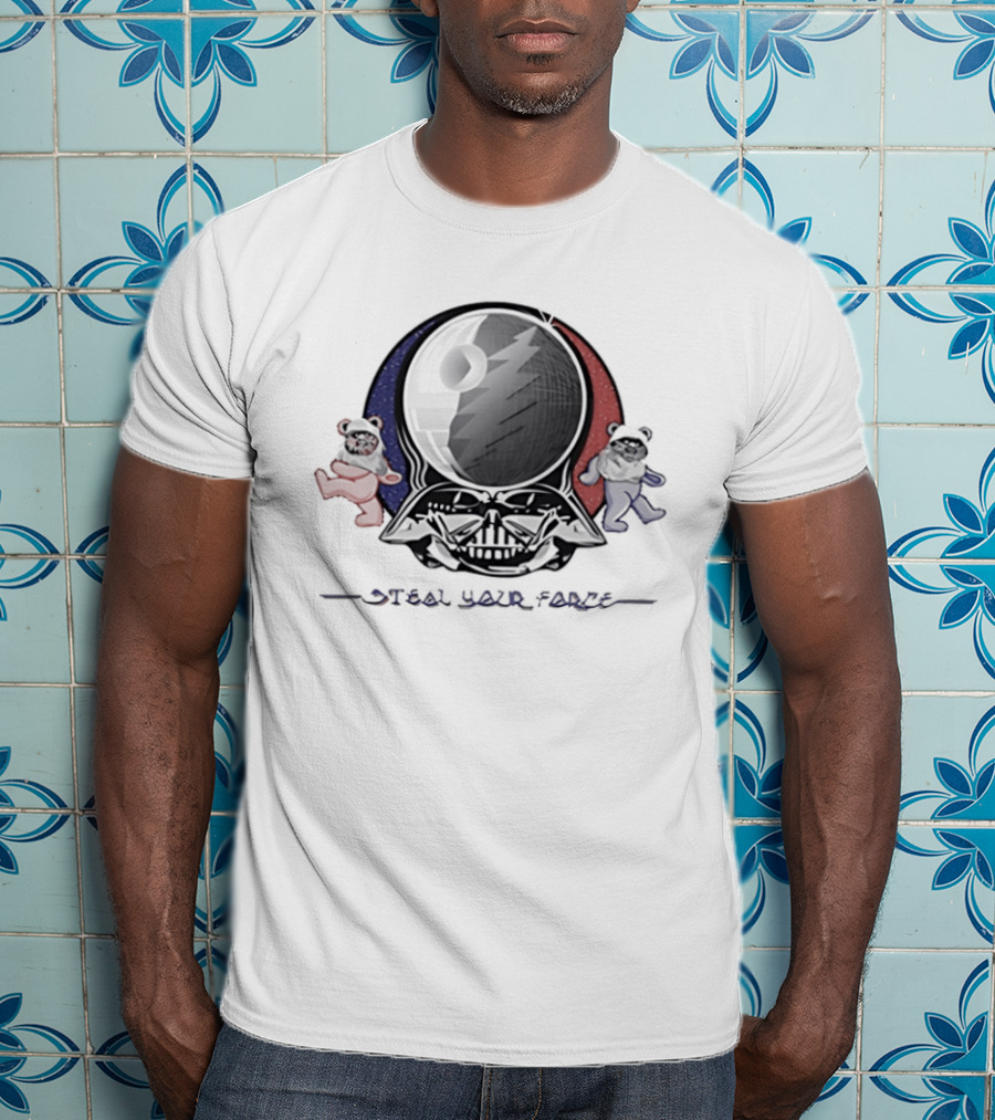 Steal Your Face Grateful Dead Dancing Bears Darth Vader T-Shirt