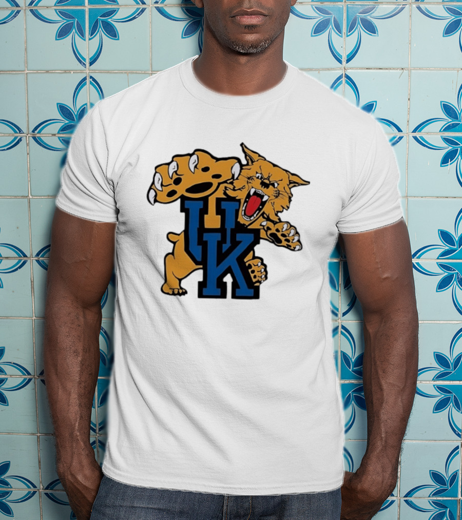 University Of Kentucky Wildcats UK Claw Mascot Sports Team T-Shirt