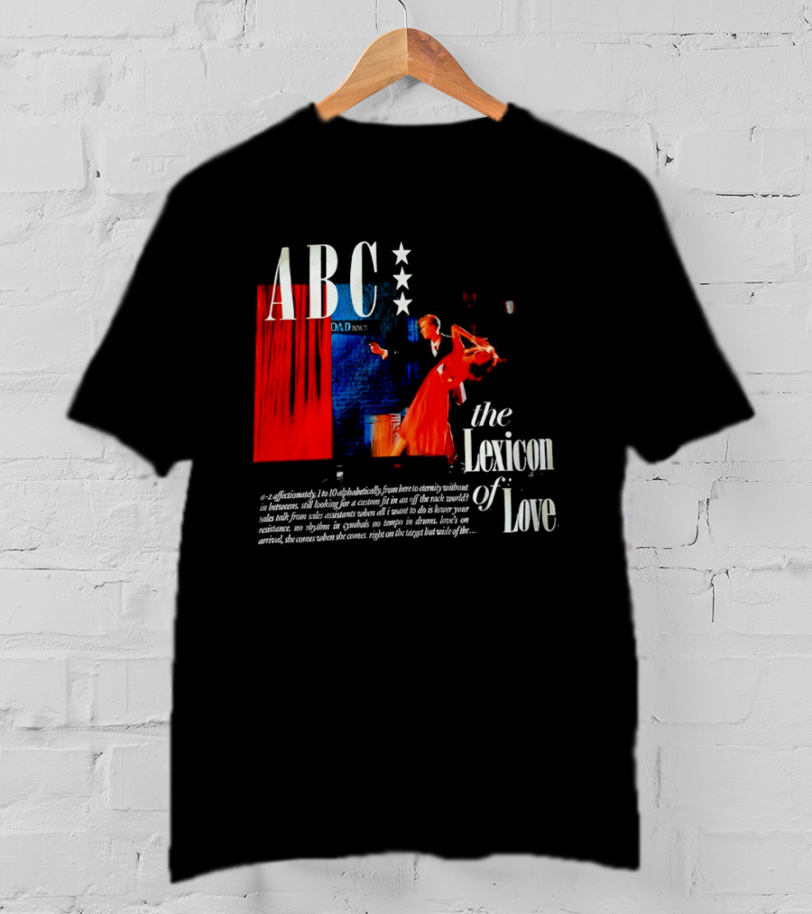 ABC The Lexicon Of Love A Z Affectionately Alphabetically T-Shirt