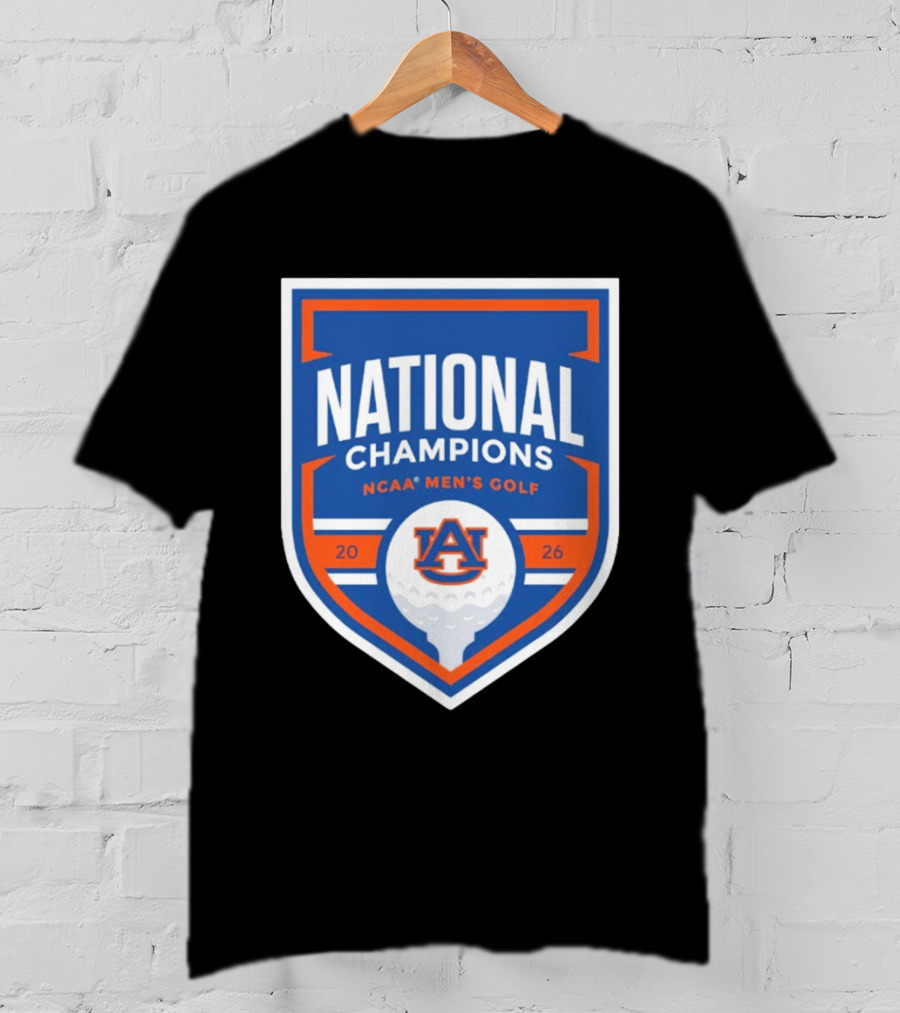 Auburn Tigers National Champions 2026 NCAA Men's Golf T-Shirt