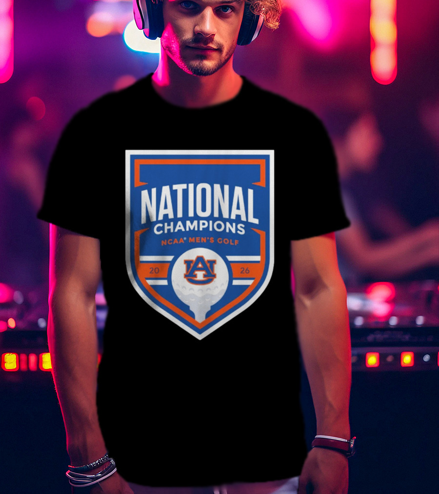 Auburn Tigers National Champions 2026 NCAA Men's Golf T-Shirt