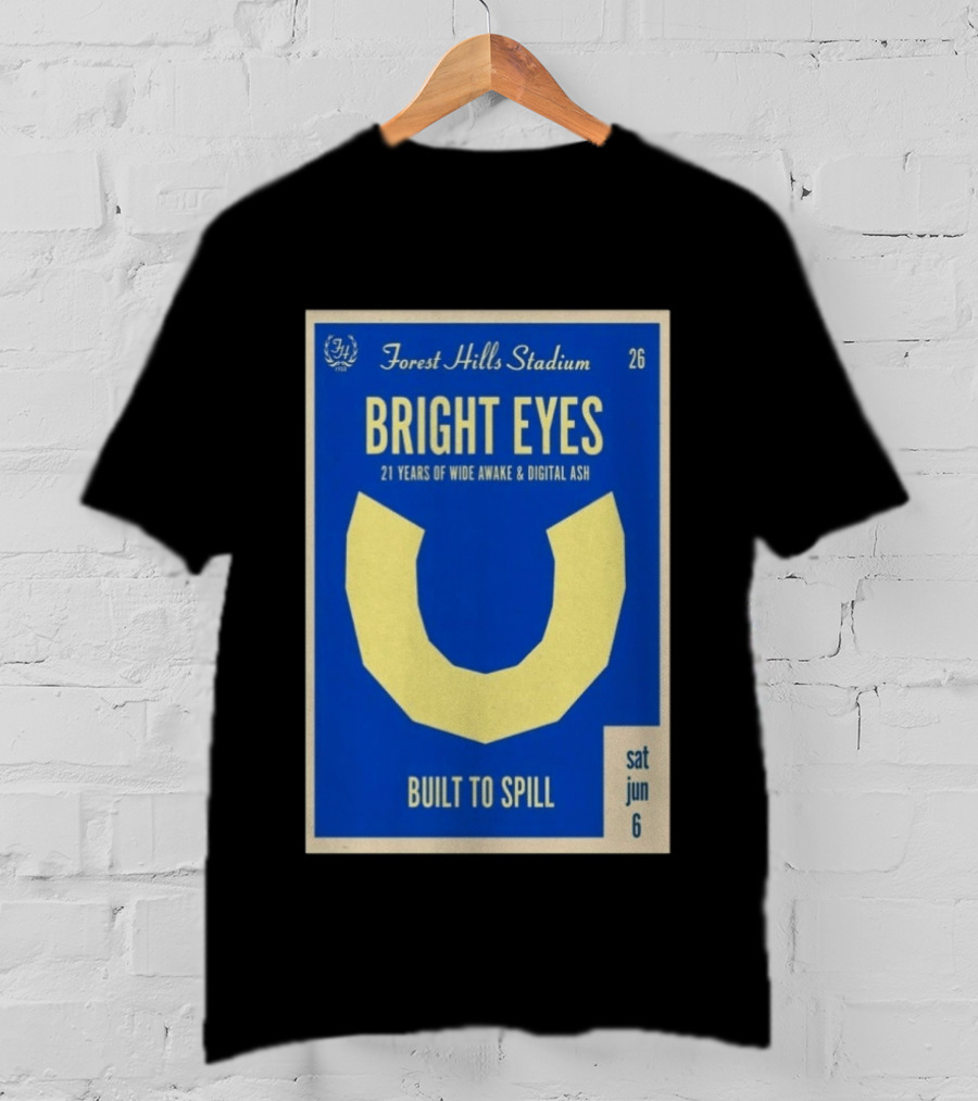 Forest Hills Stadium Bright Eyes 21 Years Of Wide Awake And Digital Ash Built To Spill June 6 T-Shirt
