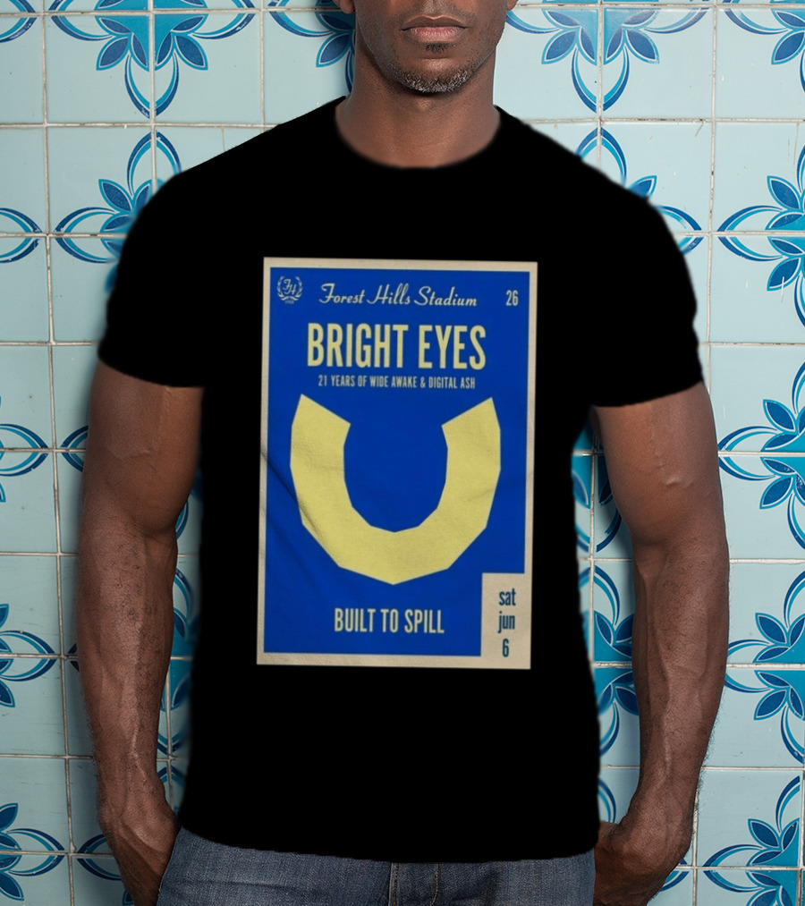 Forest Hills Stadium Bright Eyes 21 Years Of Wide Awake And Digital Ash Built To Spill June 6 T-Shirt