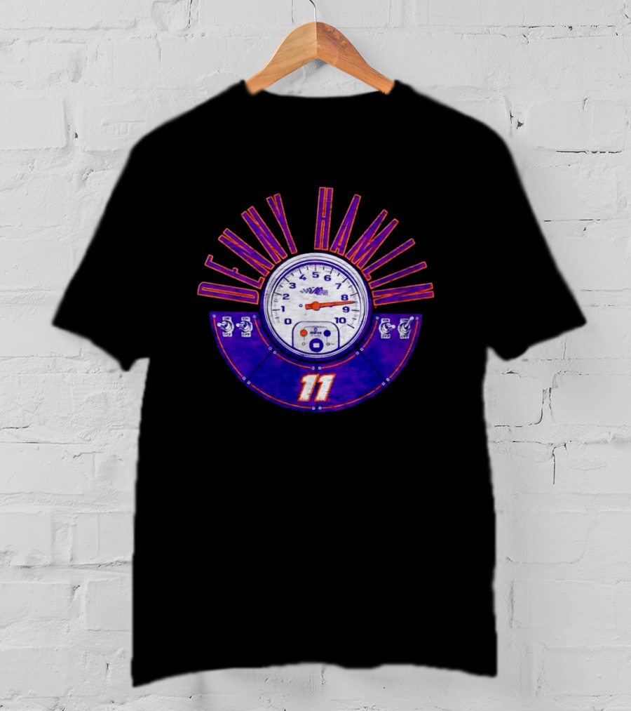 Denny Hamlin 11 Tachometer Joe Gibbs Racing Nascar Cup Series T-Shirt