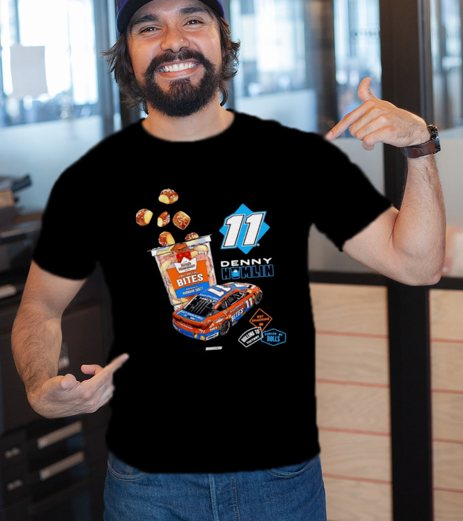 Denny Hamlin 11 Kings Hawaiian Soft Pretzel Bites Joe Gibbs Racing NASCAR T-Shirt