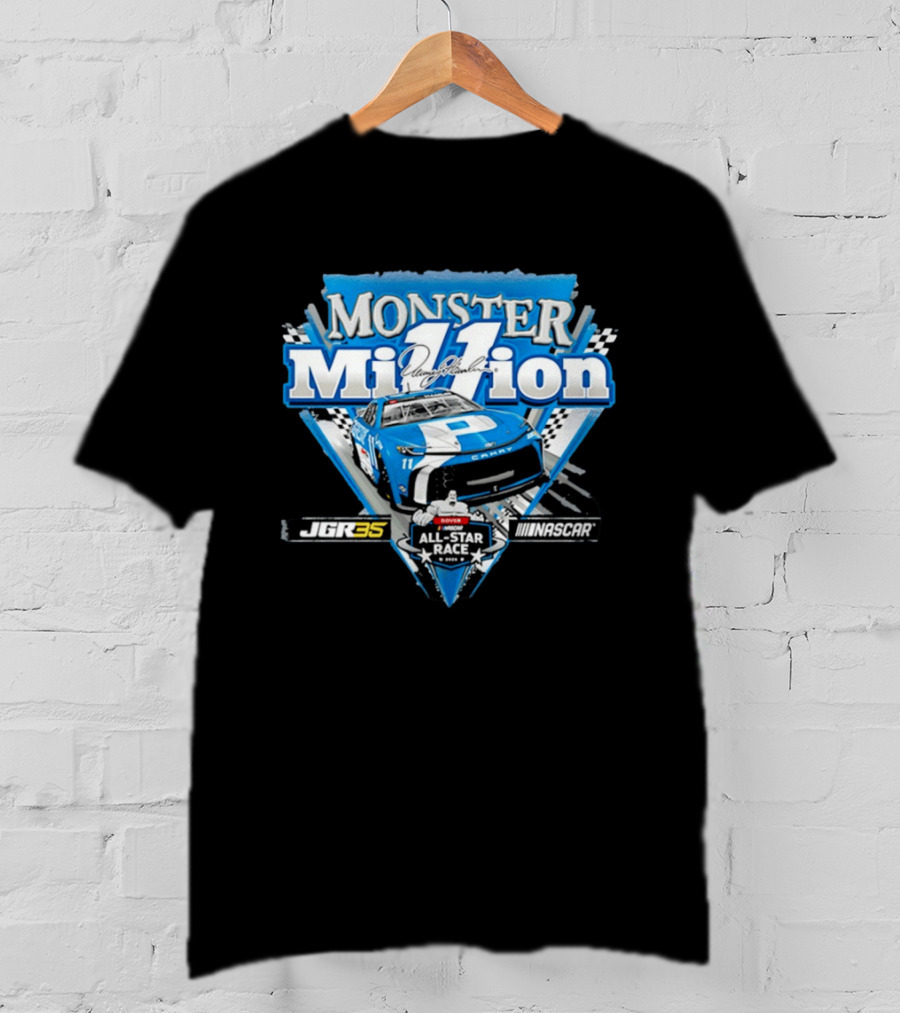 Monster Million Denny Hamlin 11 JGR35 Dover NASCAR All Star Race Toyota Camry T-Shirt