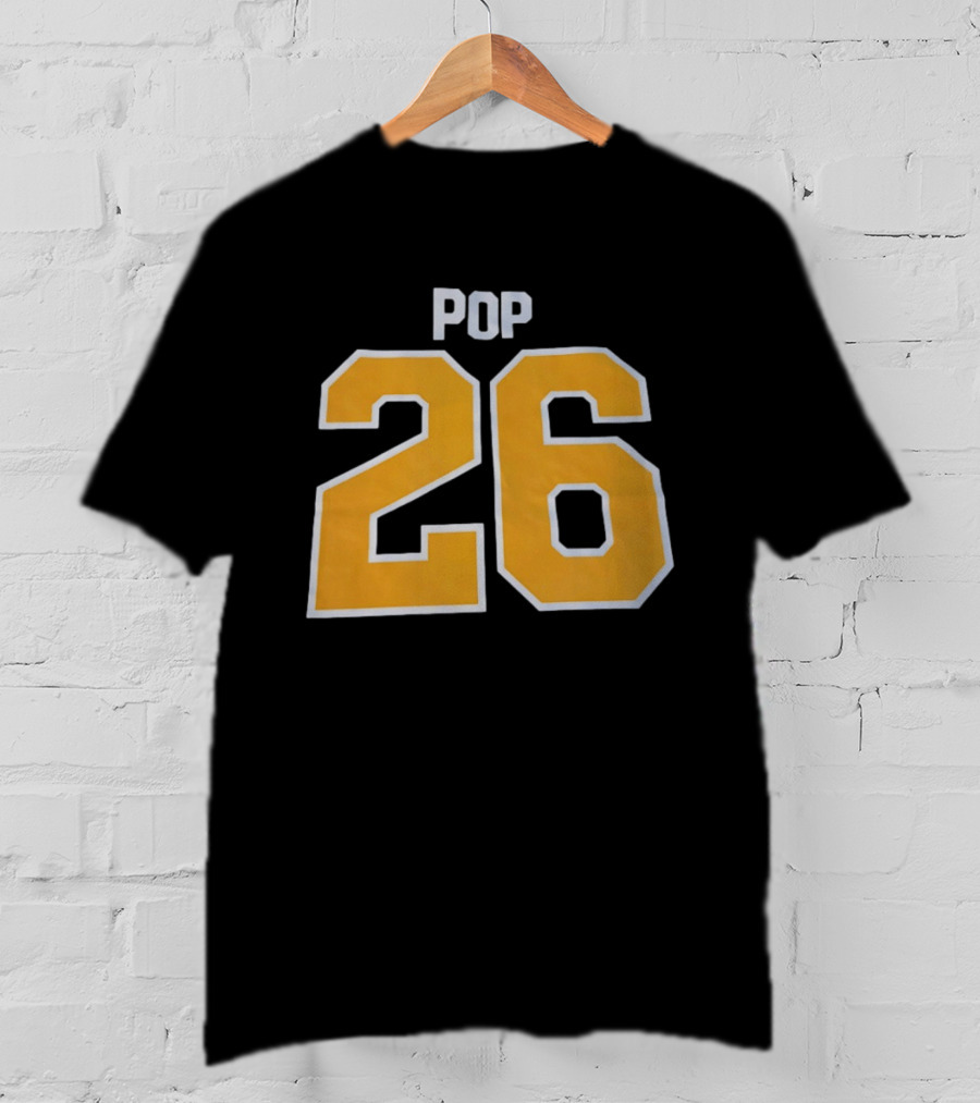 Gregg Popovich San Antonio Spurs NBA Pop 26 T-Shirt