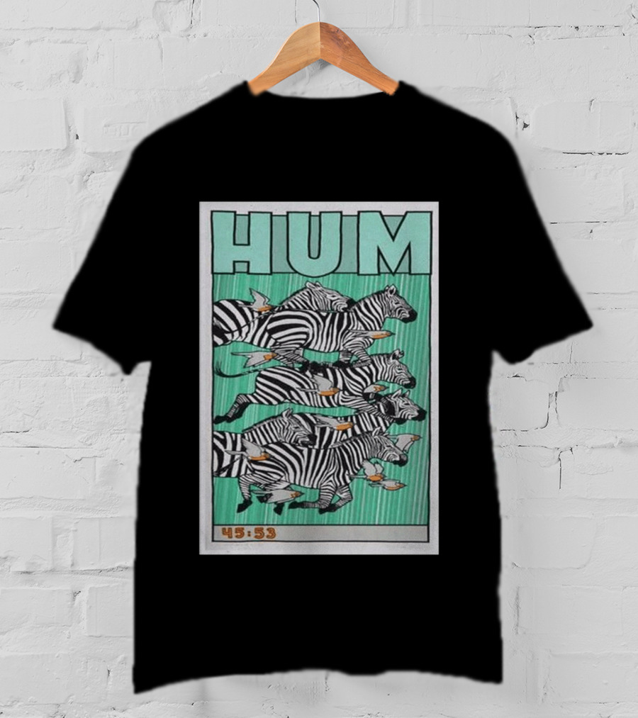 Hum Band Tour 2026 Concert Zebras 45:53 T-Shirt