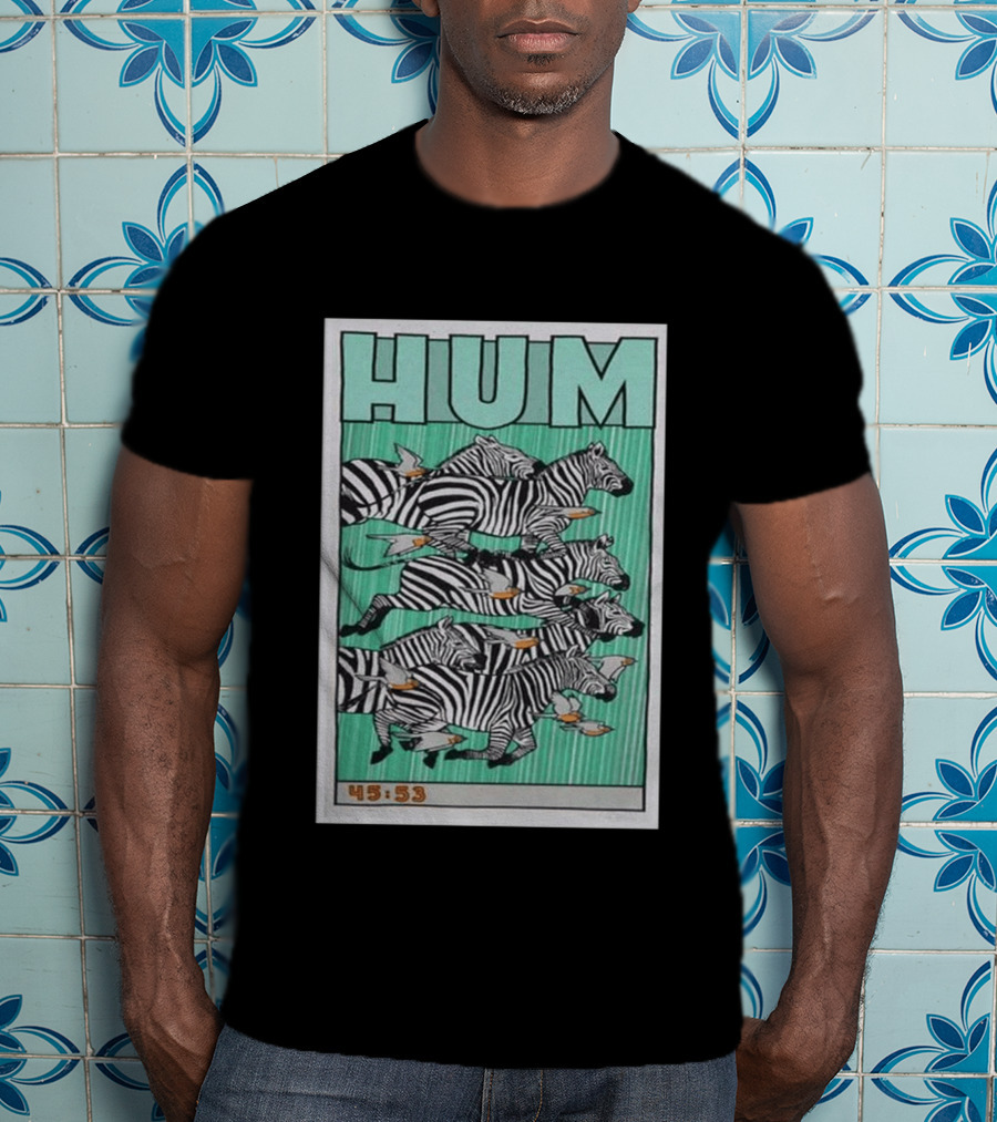 Hum Band Tour 2026 Concert Zebras 45:53 T-Shirt