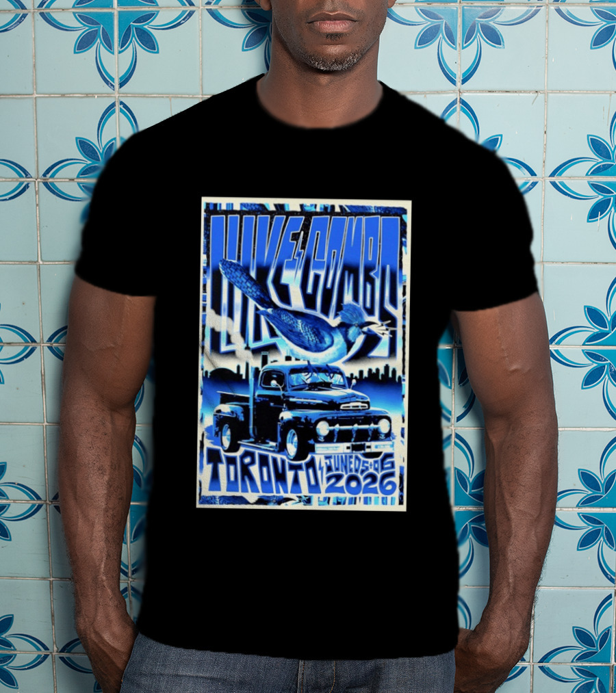 Luke Combs Toronto June 6 2026 Blue Jay Truck Concert Tour T-Shirt