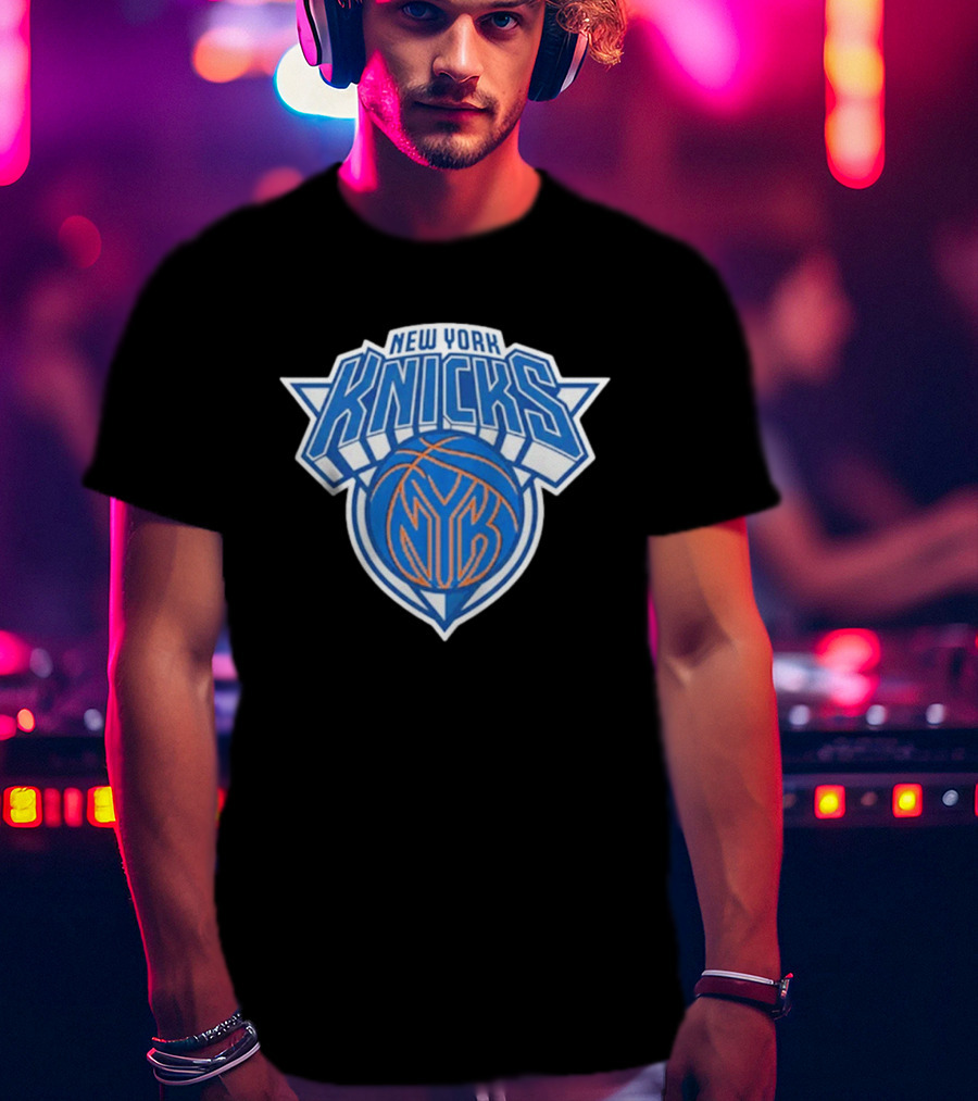 New York Knicks 2026 Blue Basketball Team T-Shirt