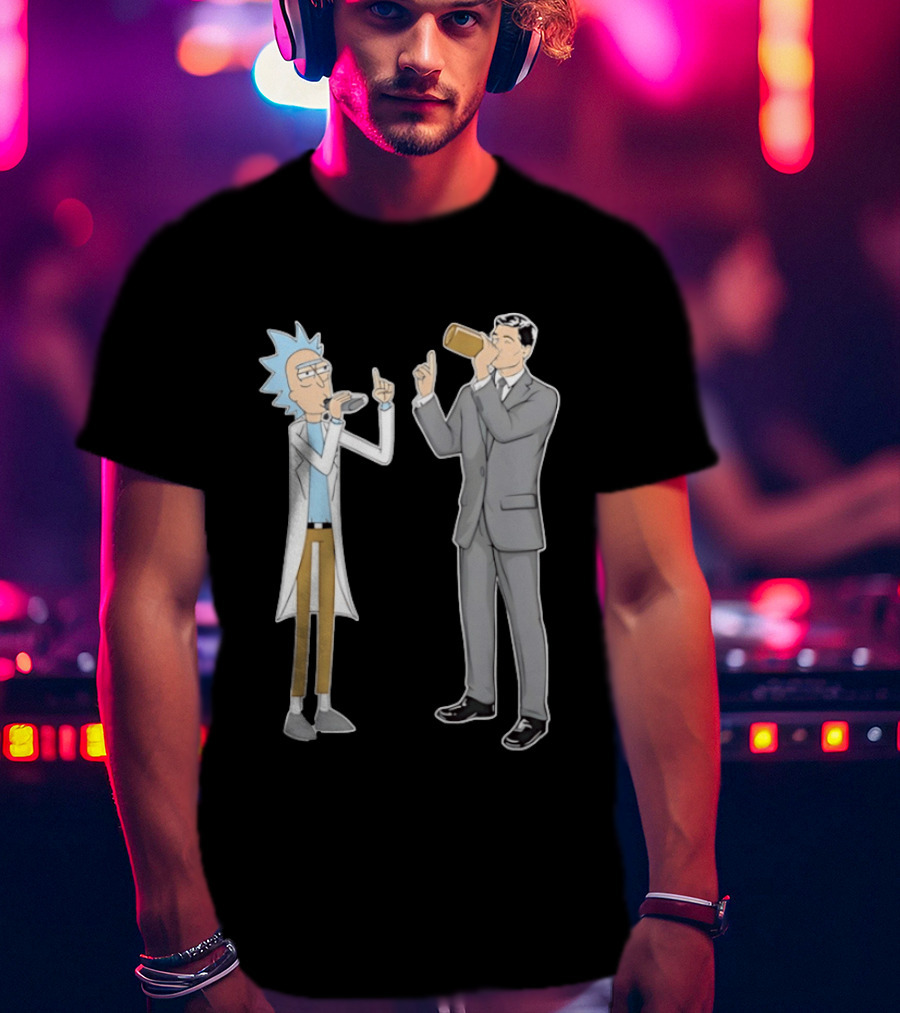 Rick Sanchez And Sterling Archer Drinking T-Shirt