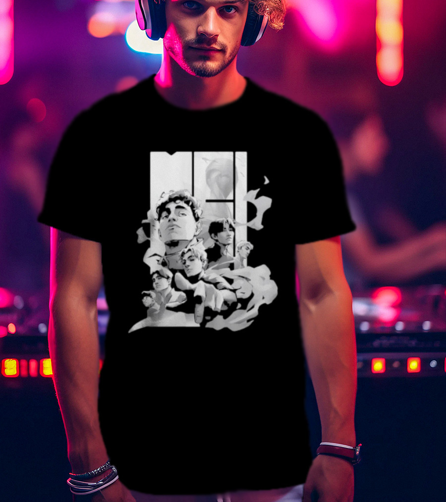 MSI Piece Of History Faces And Figures T-Shirt