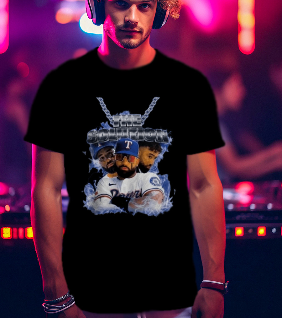 The Solution Ezequiel Duran Texas Baseball Player Chain T-Shirt