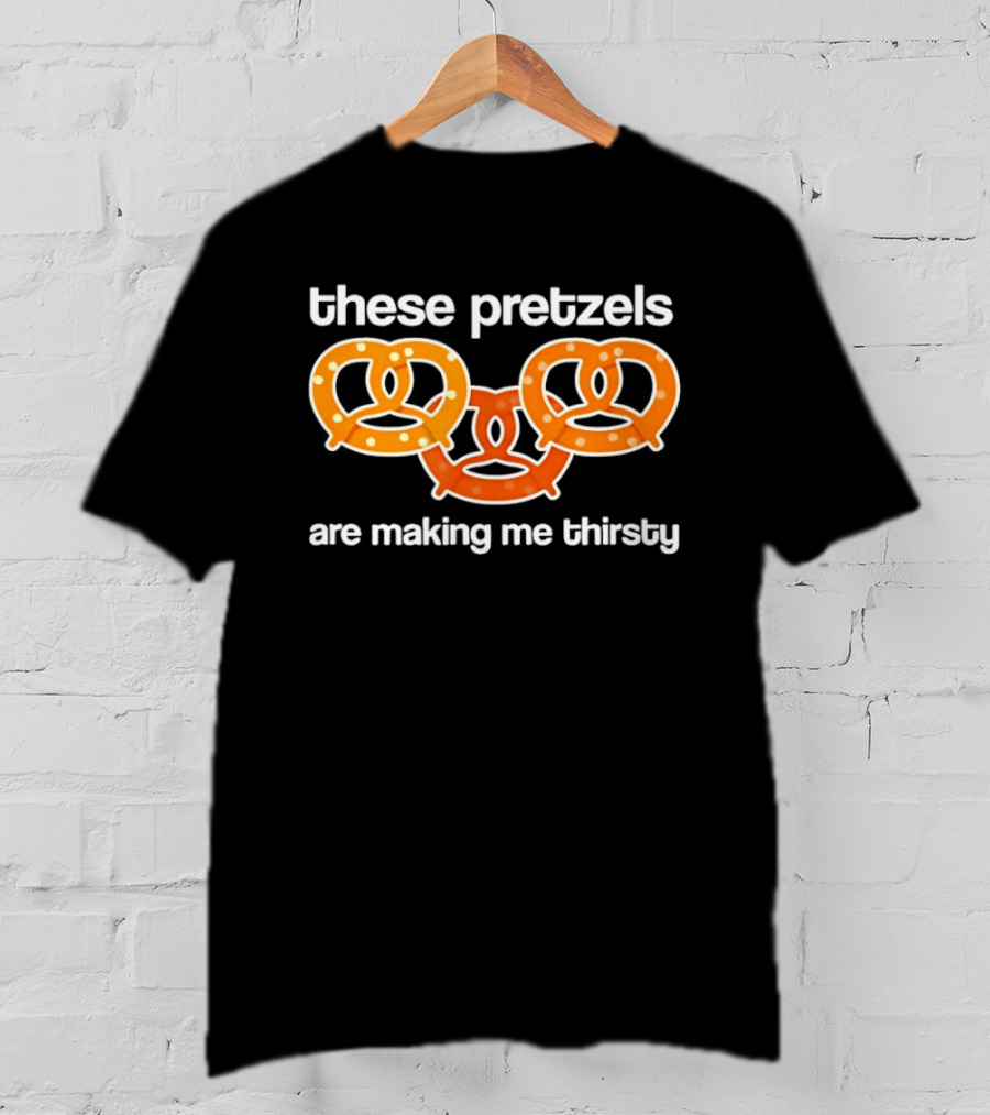 Seinfeld These Pretzels Are Making Me Thirsty Olympic Rings Comedy Show T-Shirt