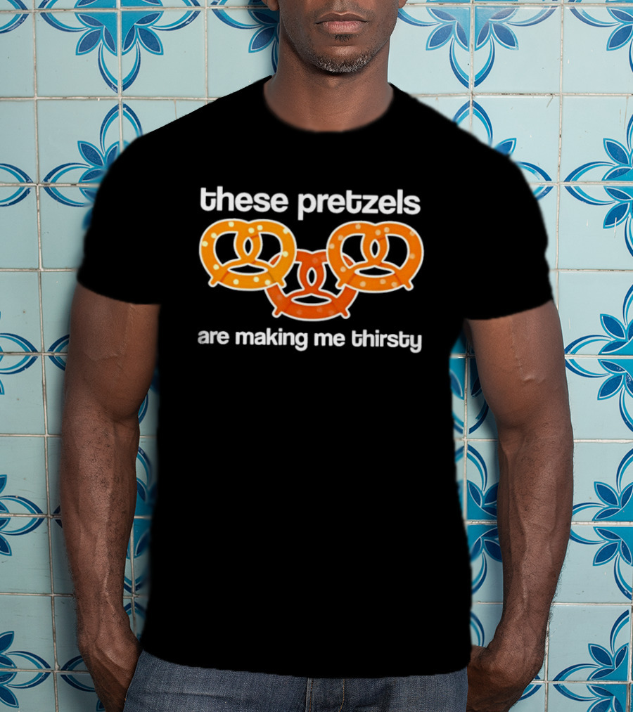 Seinfeld These Pretzels Are Making Me Thirsty Olympic Rings Comedy Show T-Shirt