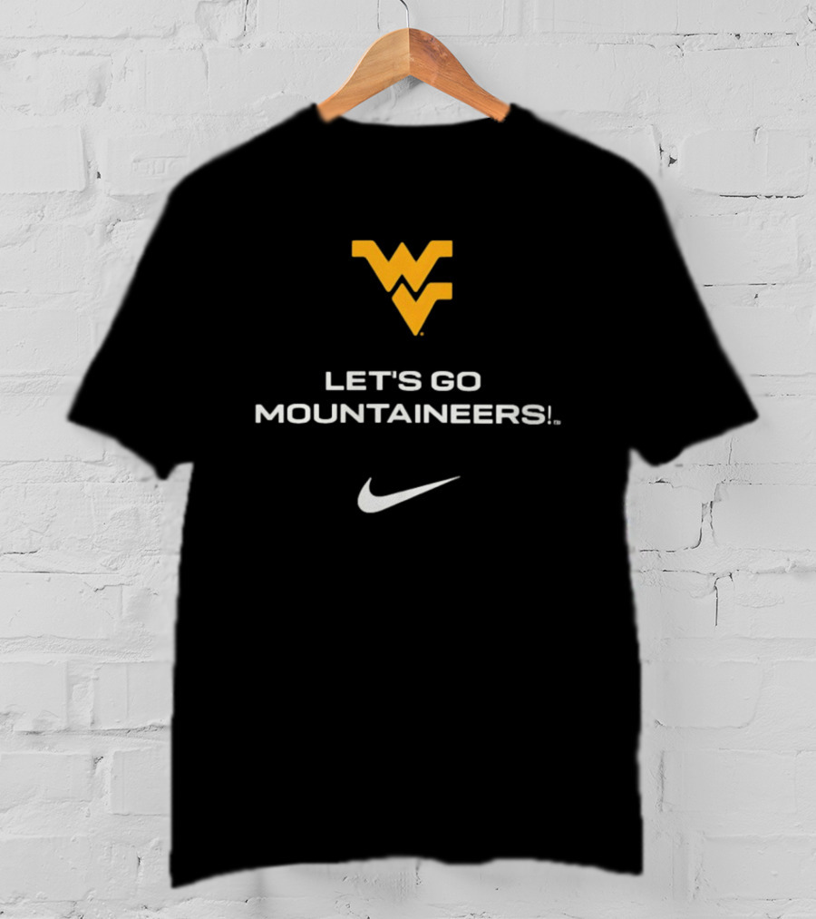 West Virginia Mountaineers Let's Go Mountaineers Nike T-Shirt