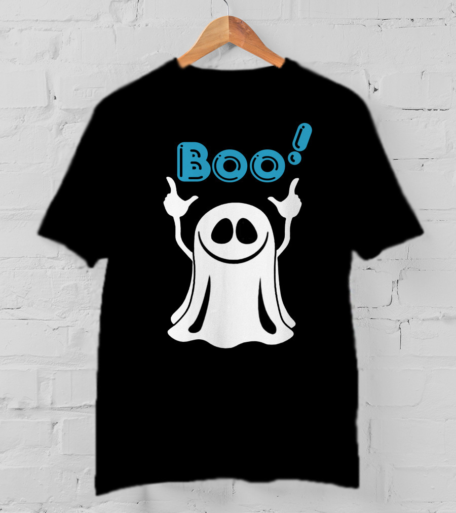 Boo Ghost Spooky Halloween Fun T-Shirt