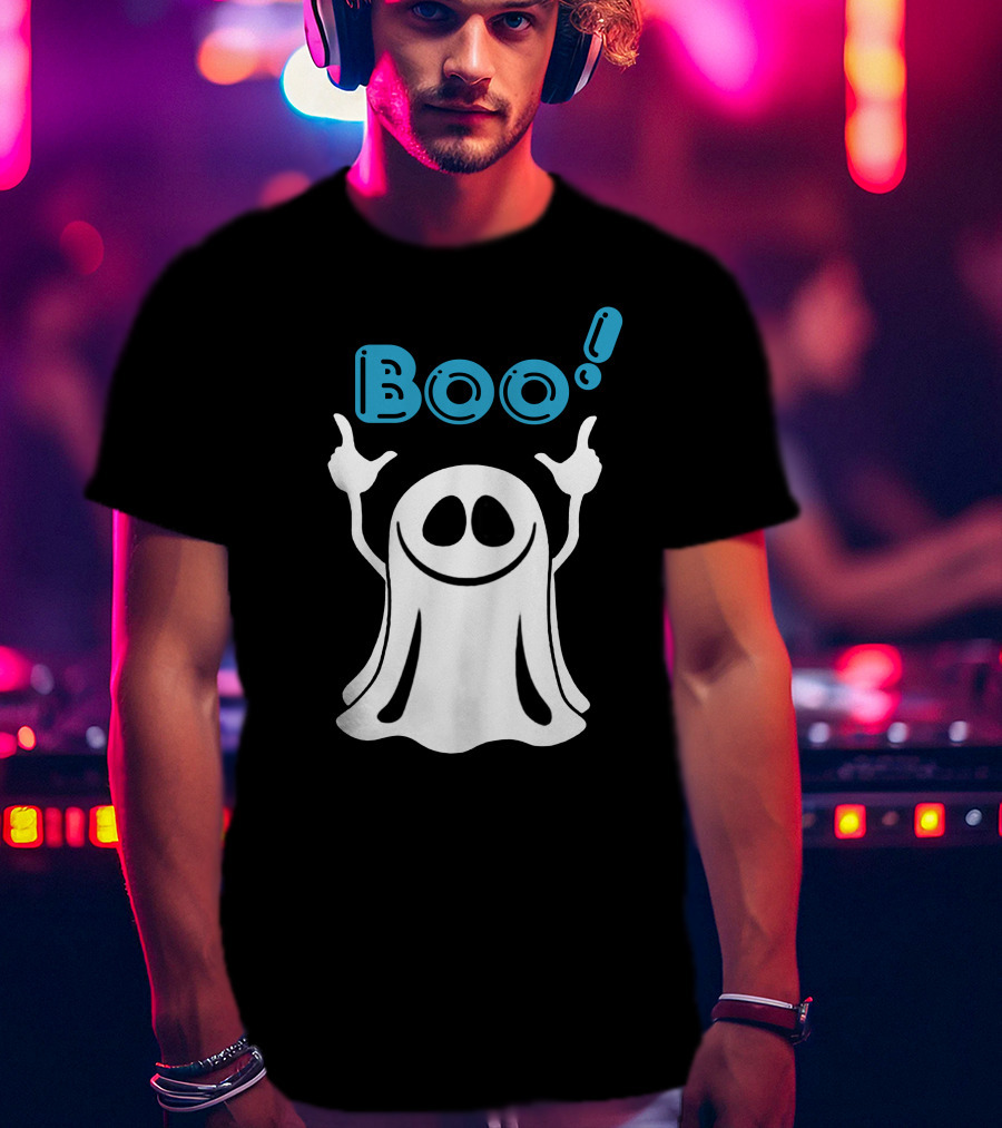 Boo Ghost Spooky Halloween Fun T-Shirt