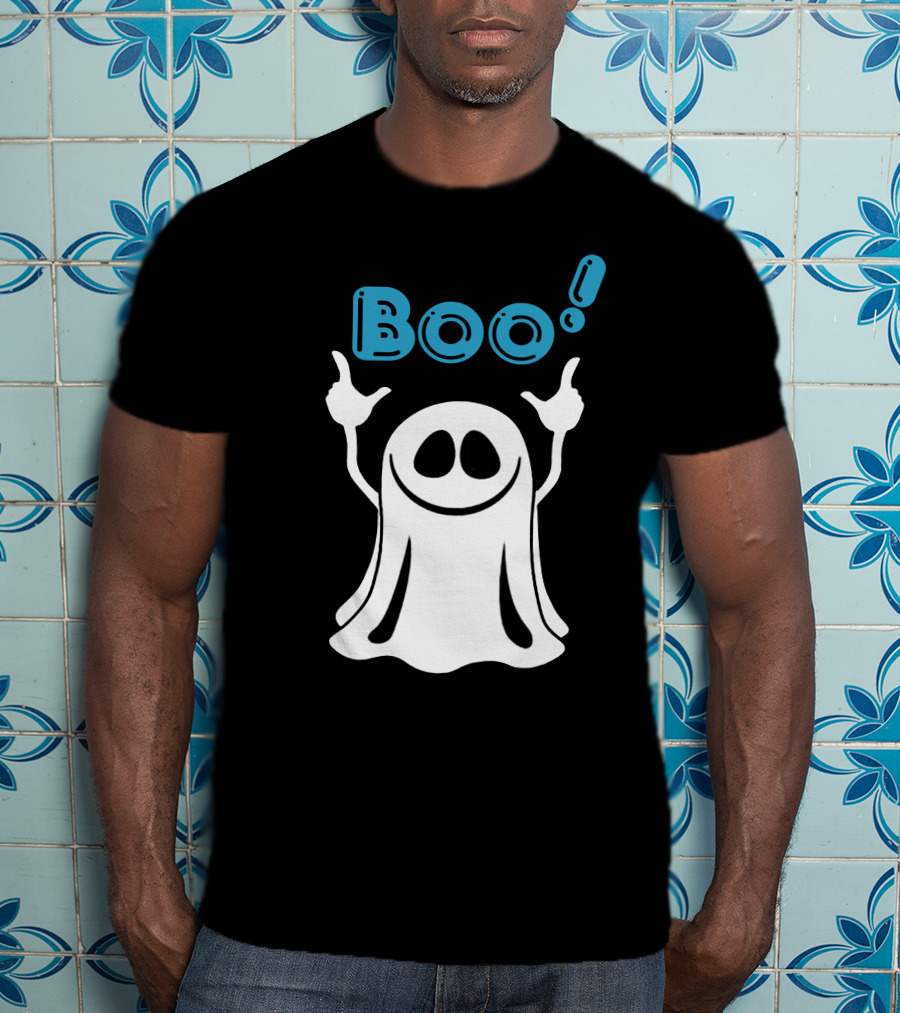 Boo Ghost Spooky Halloween Fun T-Shirt