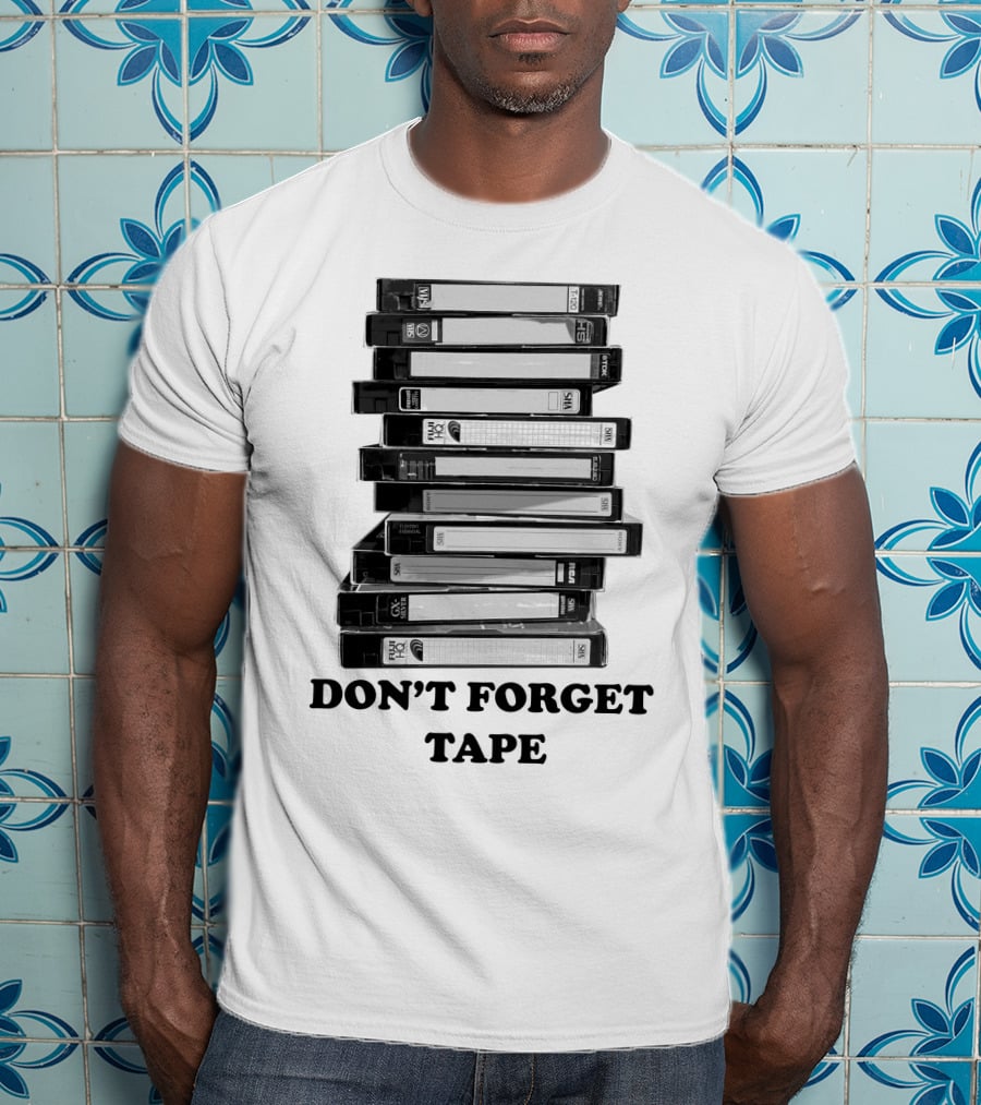 DON'T FORGET TAPE VHS Stack T-Shirt