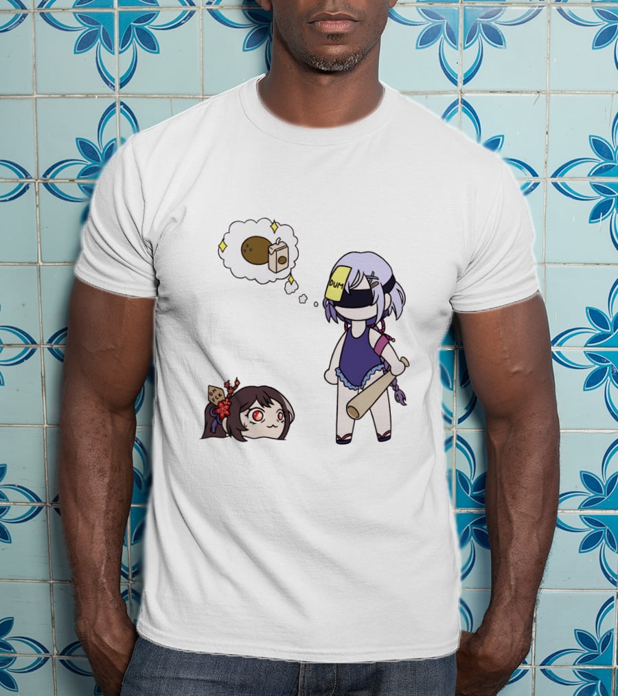 Qiqi Dumpling Vision With Hutao Adorable Interaction T-Shirt