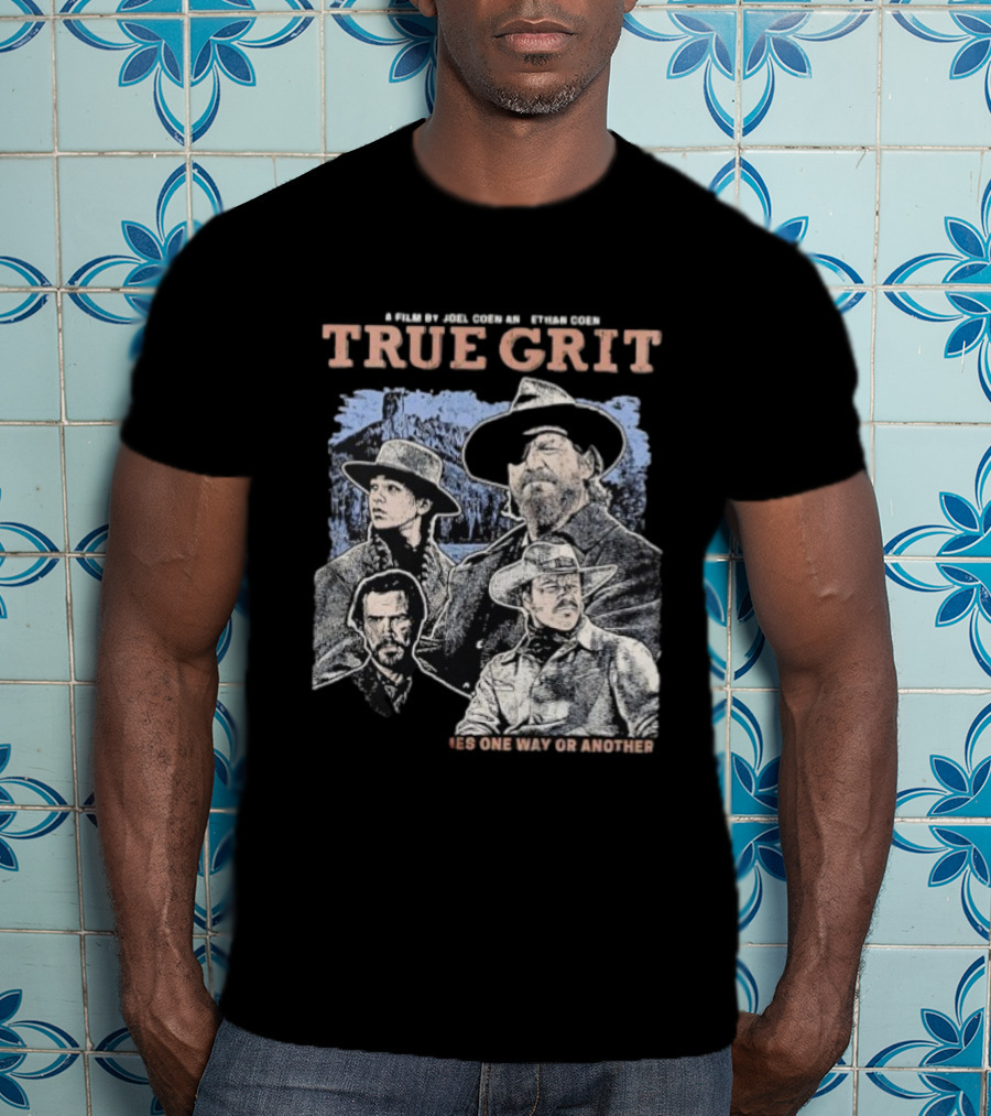 A Film By Joel Coen And Ethan Coen True Grit One Way Or Another Cast Illustration T-Shirt