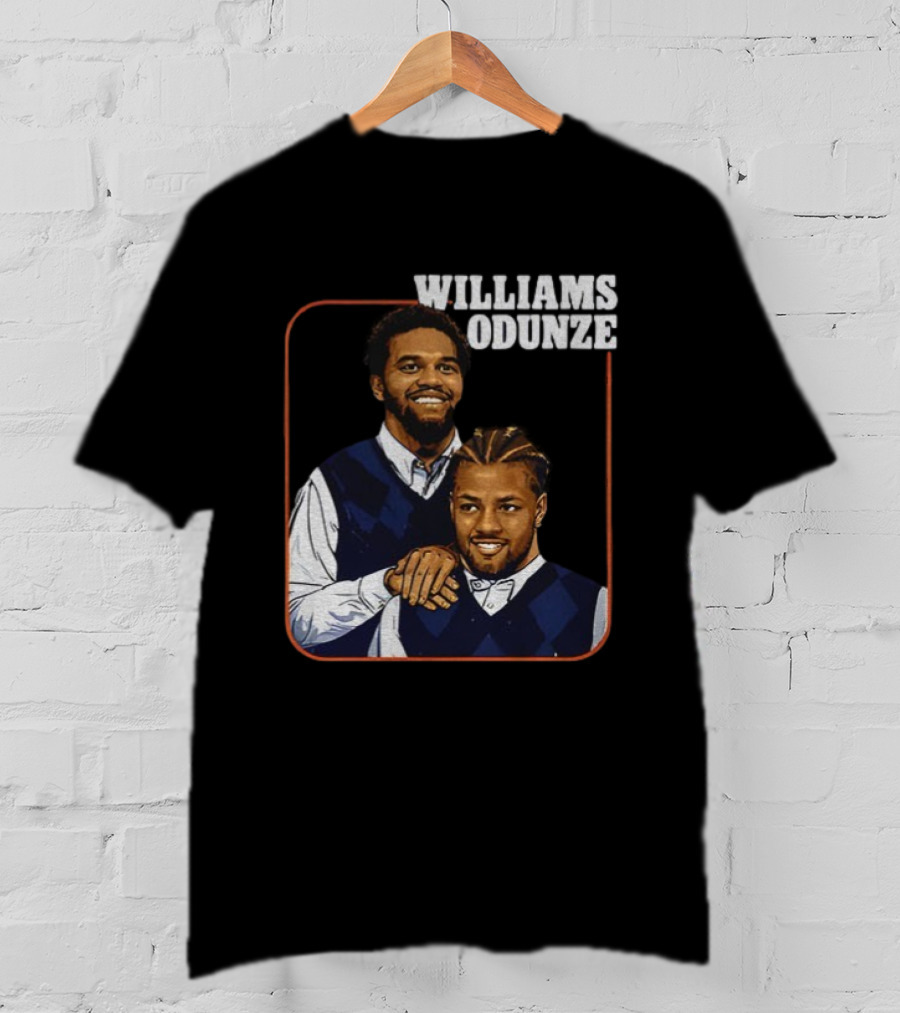 Caleb Williams Rome Odunze Vintage Step Brothers Bears T-Shirt