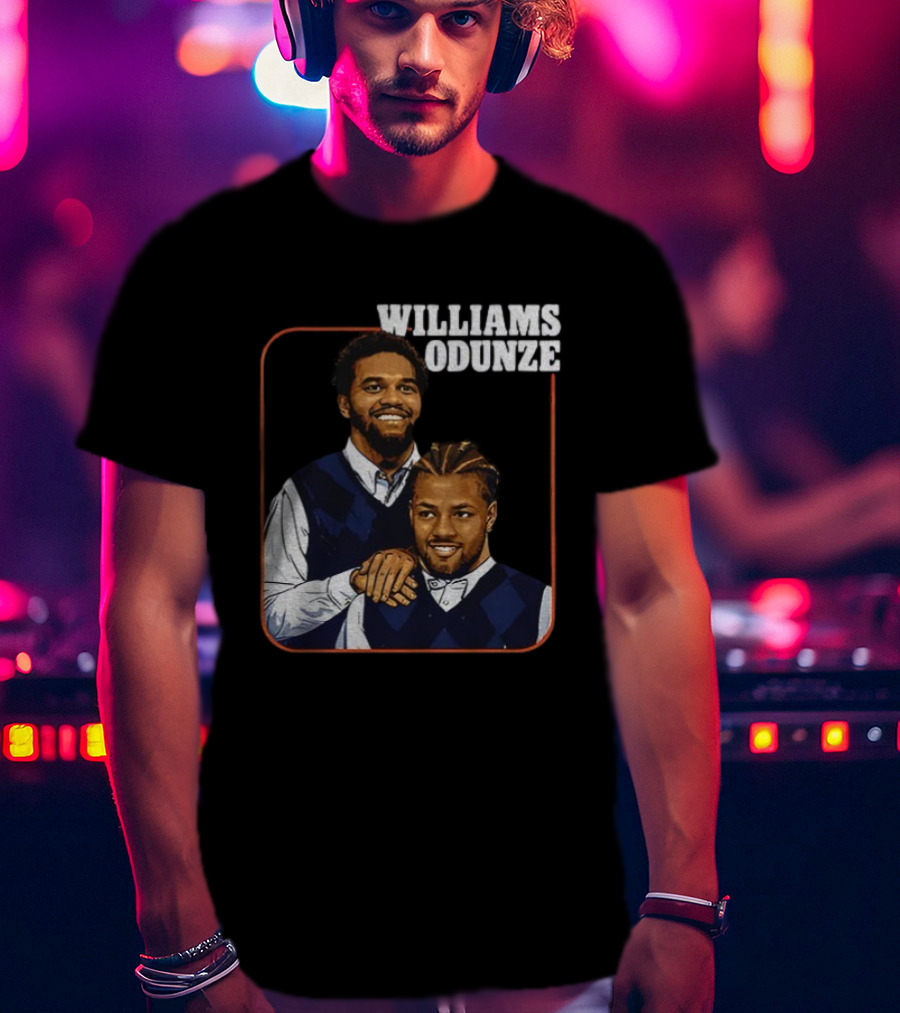 Caleb Williams Rome Odunze Vintage Step Brothers Bears T-Shirt