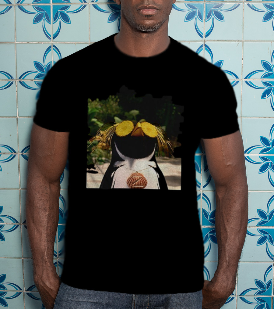 Cody Maverick Surfs Up Penguin With Sunglasses Iconic Movie Character T-Shirt