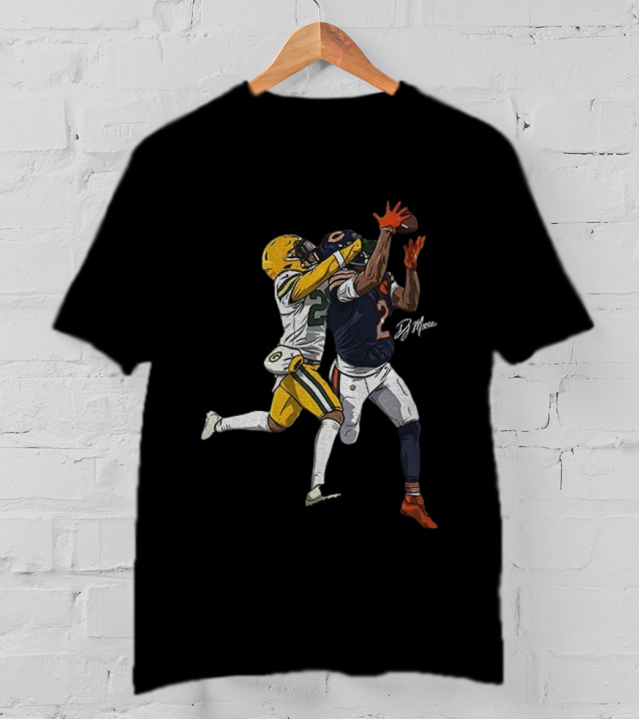 DJ Moore Chicago Bears Game-Winning Touchdown Against Green Bay Packers T-Shirt