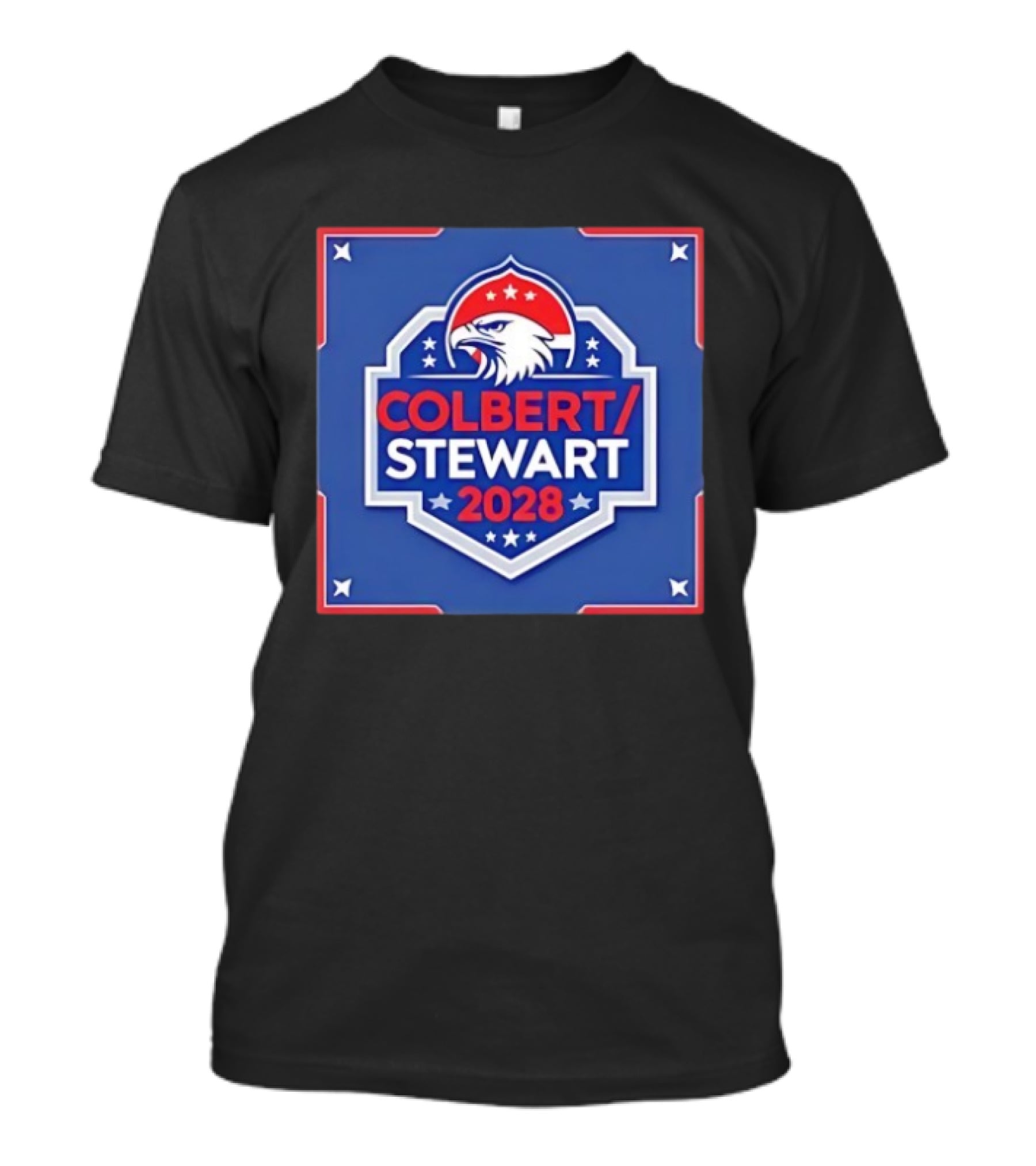 Colbert Stewart 2028 Eagle Stars Badge T-Shirt