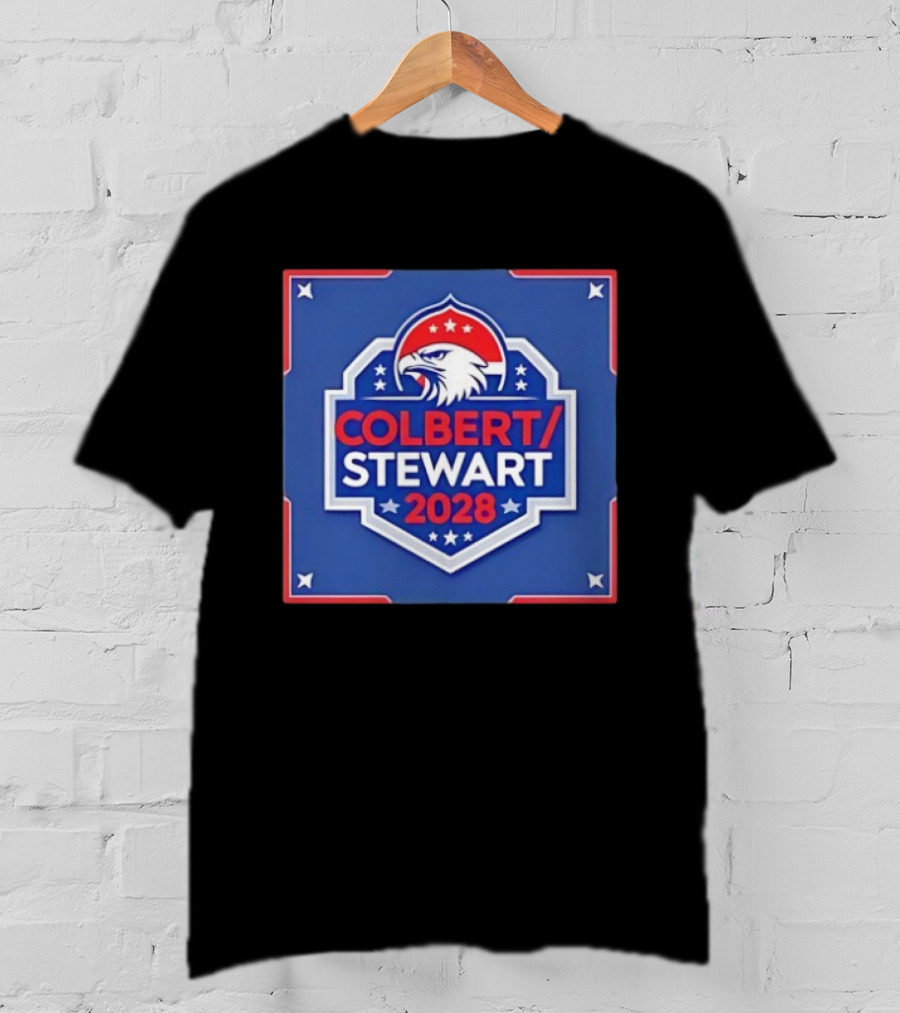 Colbert Stewart 2028 Eagle Stars Badge T-Shirt