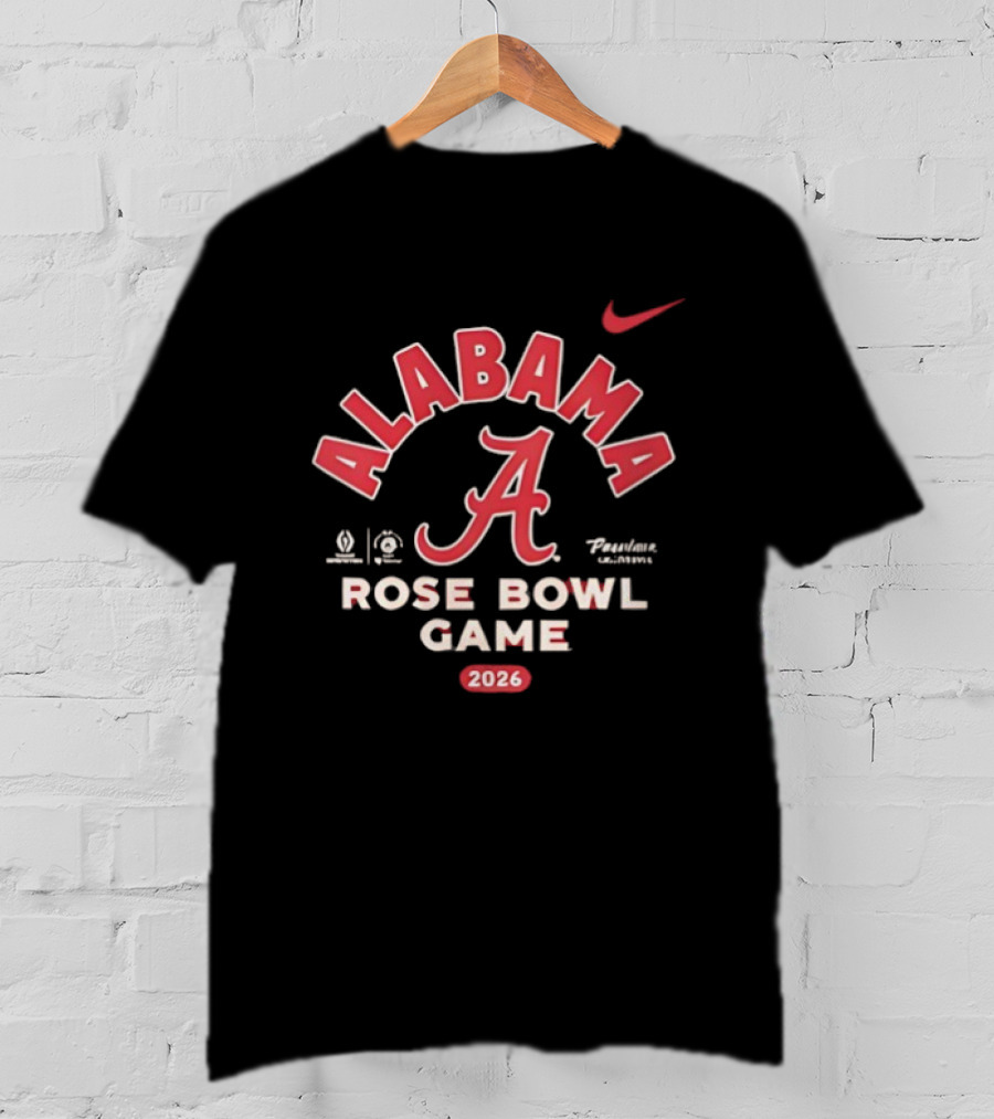 Alabama Crimson Tide Rose Bowl Game 2026 Nike T-Shirt