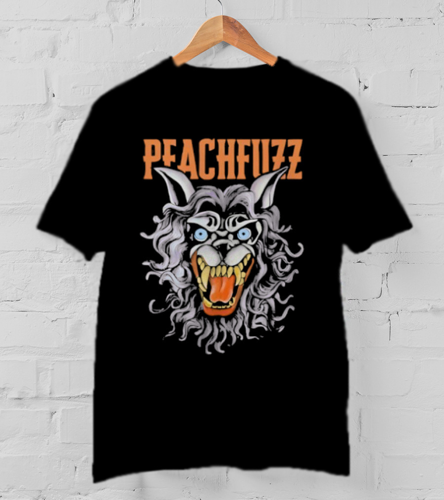 Peachfuzz Werewolf Mask Pose Creep T-Shirt