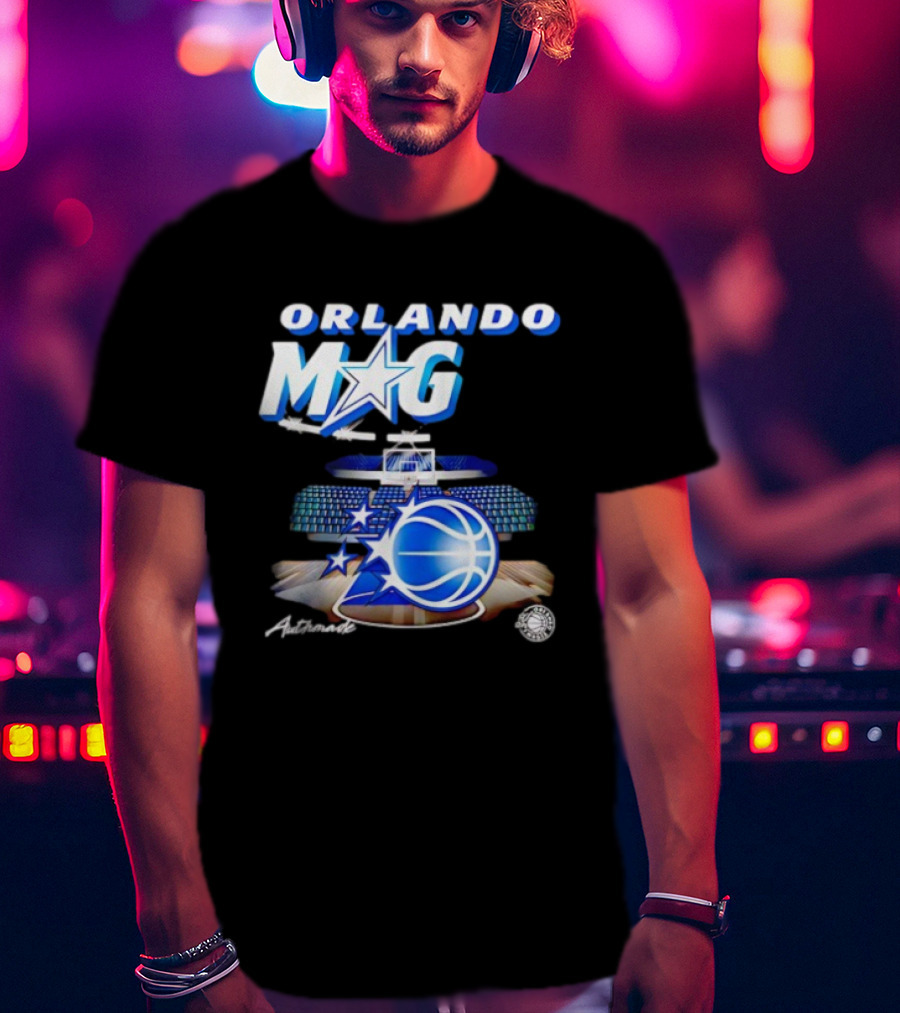 Authmade Orlando Magic Basketball Arena Stars T-Shirt