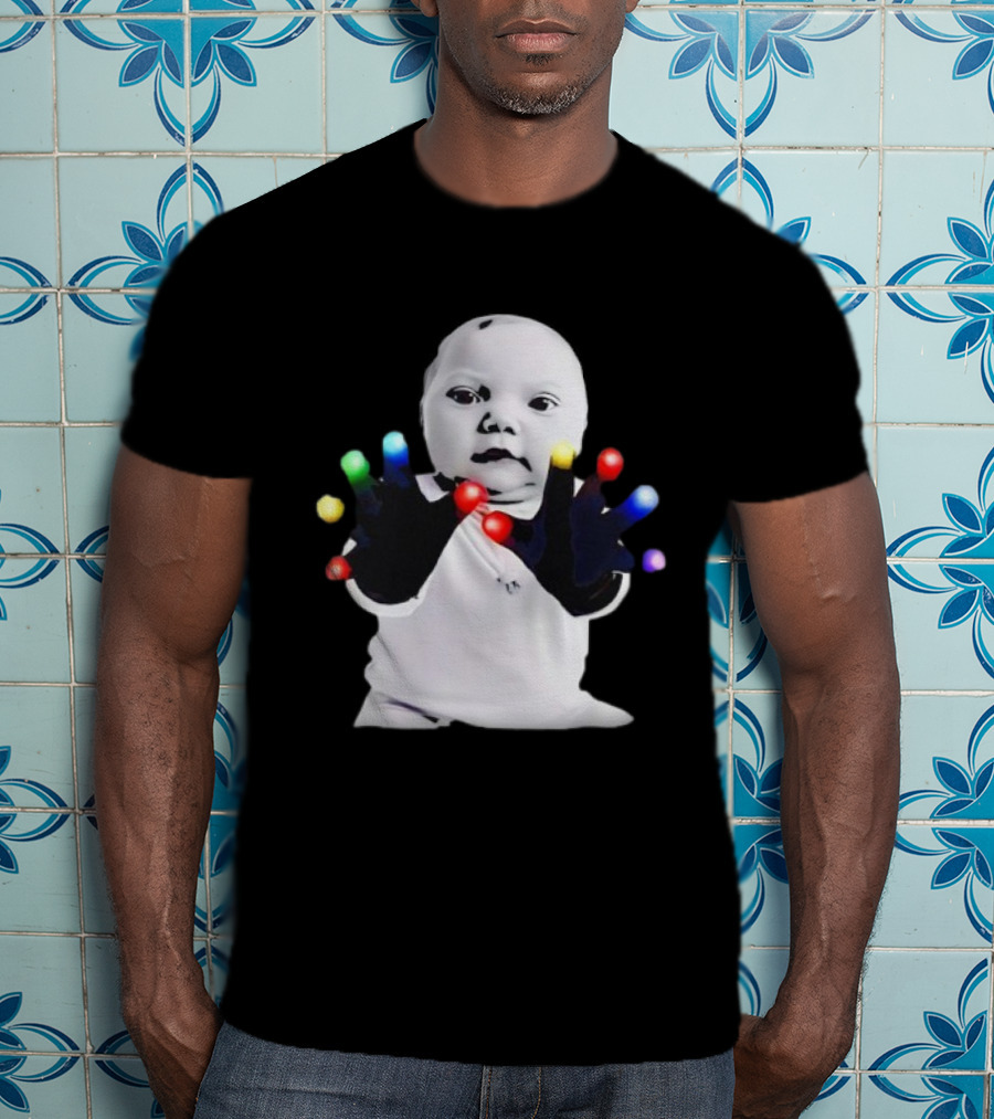 AI Baby Hands Light Gloving Meme Niche T-Shirt