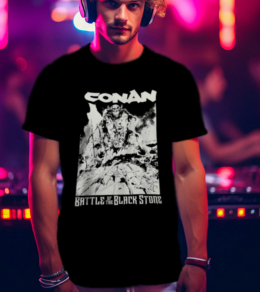 Conan Battle Of The Black Stone Fantasy Adventure T-Shirt